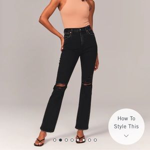 Abercrombie Ultra High Rise Straight Jeans